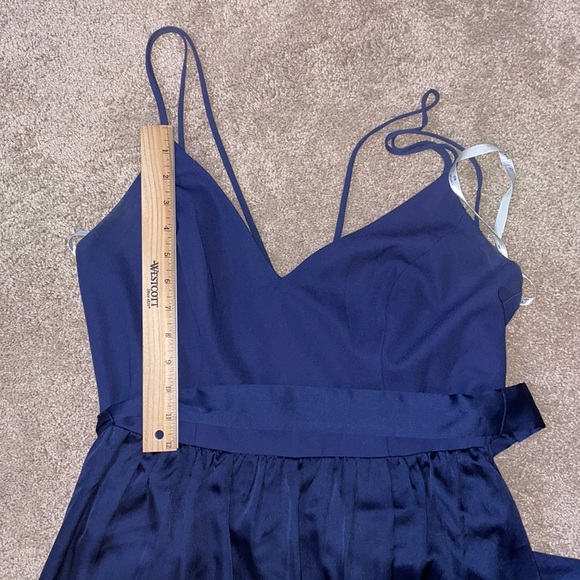 Navy David’s Bridal Bridesmaid Gown - Picture 9 of 9